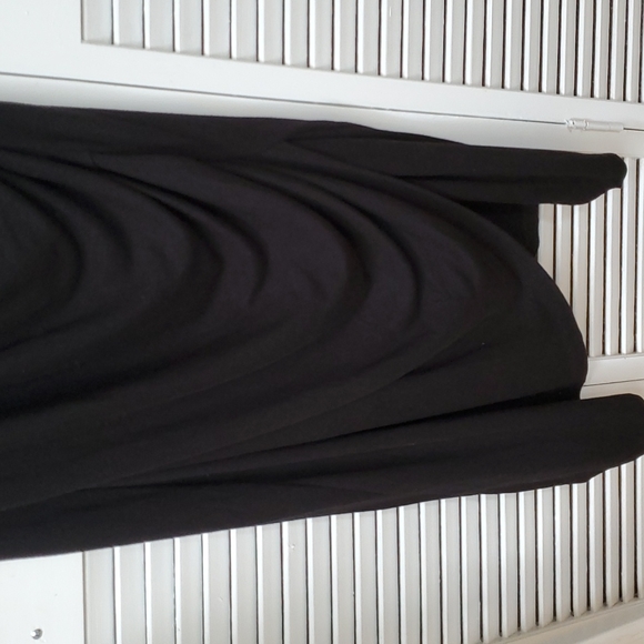 Torrid Size 3X Black Sleevless V-Neck Wrap Dress With Ruching. - Picture 7 of 7